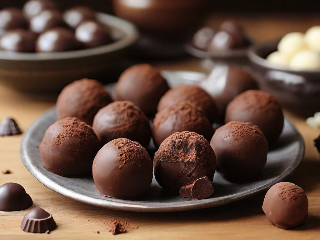 Receta Trufas de Chocolate